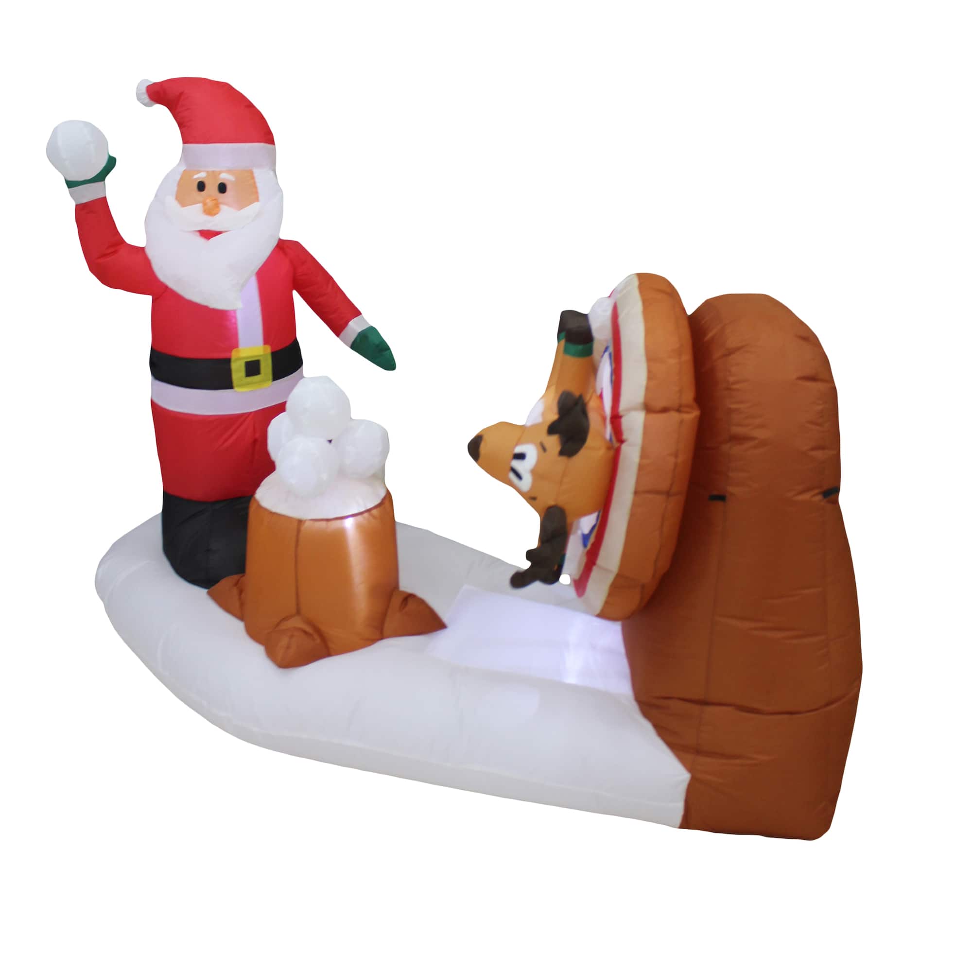 6ft. Inflatable Animated Snowball Fight